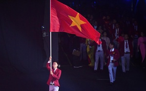 Người cầm cờ cho đoàn thể thao Việt Nam tại SEA Games 31