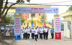 Mỹ Đức: Gần 500 người tham ra Ngày chạy Olympic vì sức khỏe toàn dân năm 2022  