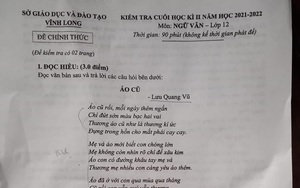 Đề thi môn Văn lớp 12 khiến học sinh khen nức nở "quá hay"