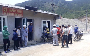 Quảng Bình: Dân phản ứng mỏ đá phục vụ Dự án Nhiệt điện Quảng Trạch làm nứt nhà, vẩn đục nguồn nước