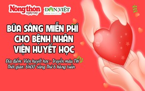 Báo NTNN/Điện tử Dân Việt tổ chức tặng "Bữa sáng miễn phí"