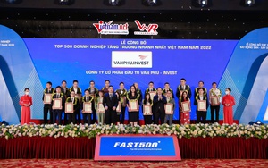 Văn Phú – Invest tiếp tục nằm trong Top 500 Doanh nghiệp tăng trưởng nhanh nhất Việt Nam