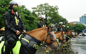 CSCĐ Kỵ binh xuất trận hỗ trợ đảm bảo an ninh cho lễ khai mạc SEA Games 31