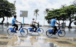 Bà Rịa - Vũng Tàu: 1.500 du khách hứng thú trải nghiệm xe đạp công cộng