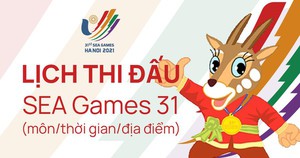 Chi tiết lịch thi đấu SEA Games 31