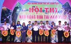Hà Nội: Nông dân Sơn Tây trổ tài kiến thức tại Hội thi “Nhà nông đua tài” năm 2022