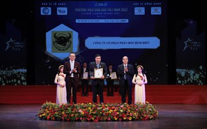 Công ty Cổ phần Phân bón Bình Điền nhận giải thưởng &quot;Thương hiệu dẫn đầu Việt Nam 2022&quot;