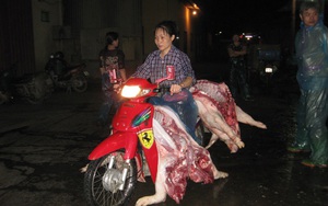 Hà Nội: Lợn "khoả thân" đi trên đường, nhiều nơi bán gà nguyên lông, cấm mãi không ăn thua