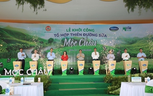 Thủ tướng Phạm Minh Chính dự Lễ khởi công Dự án Tổ hợp thiên đường sữa Mộc Châu