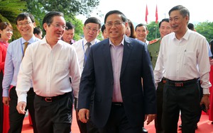 Hình ảnh Thủ tướng Phạm Minh Chính tham dự Hội nghị đối thoại với nông dân Việt Nam