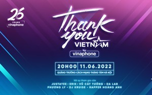 VinaPhone tái xuất với đại nhạc hội  “Thank you, Vietnam”, quy tụ dàn sao “khủng”