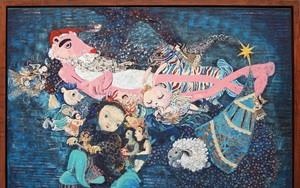 Nữ họa sĩ Nguyễn Thị Thu Hiền: Lấy con gái làm nguồn cảm hứng cho "Nắng nghiêng lưng trời"