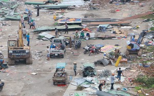 Hiện trạng chợ đêm ĐHQG TP.HCM sau khi giải tỏa trả mặt bằng: Một mảnh đất trống, đầy rác thải