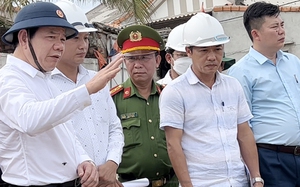 Quảng Ngãi: Chủ tịch tỉnh kiểm tra hiện trường, “ấn định” thời gian hoàn thành kè biển 50 tỷ 