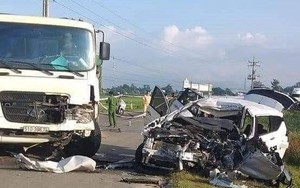 Bình Thuận: Ô tô con mới mua chưa có biển số đối đầu xe ben khiến 2 người tử vong