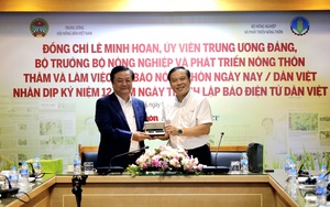 Bộ trưởng Bộ NNPTNT Lê Minh Hoan: "Nhiều bài báo đã giúp tôi có ý tưởng, định hình ra những cái mới"