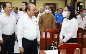 Chủ tịch nước Nguyễn Xuân Phúc: Sẽ lắng nghe tiếng nói cử tri ở tất cả các quận huyện của TP.HCM