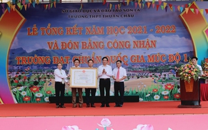 Sơn La: Trường THPT Thuận Châu đạt chuẩn quốc gia mức độ I