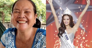 Mẹ ruột kín tiếng của Ngọc Châu - tân Hoa hậu Hoàn vũ Việt Nam: Chồng mất sớm, một mình nuôi dạy con từ nhỏ