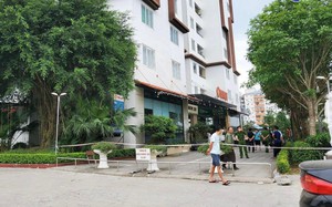 Ảnh, clip: Hiện trường vụ người đàn ông tử vong khi ngã từ tầng 11 chung cư Tiến Bộ, Thái Nguyên
