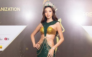 Hoa hậu Thùy Tiên đeo trang sức &quot;khủng&quot; xuất hiện giữa lùm xùm tranh chấp tên Hoa hậu Hòa bình Việt Nam 