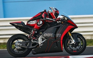 Ducati V21L - mẫu xe đua mô tô chạy điện đầu tiên của Ducati