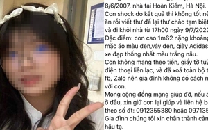 Đã tìm thấy nữ sinh Hà Nội bỏ nhà đi vì thi trượt vào lớp 10