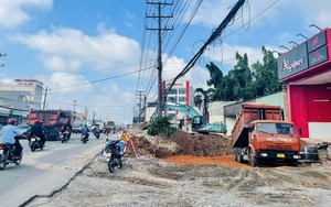 Sau 7 năm khởi công, đường ĐT743 ở Bình Dương vẫn chưa hoàn thành... giải phóng mặt bằng