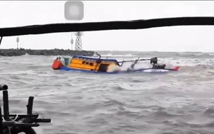 Kiên Giang: 2 cha con trên tàu cá bị lật lúc vào bờ trú bão tử vong