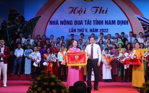 Giải Nhất hội thi Nhà nông đua tài tỉnh Nam Định năm 2022 trao cho Hội Nông dân huyện Hải Hậu