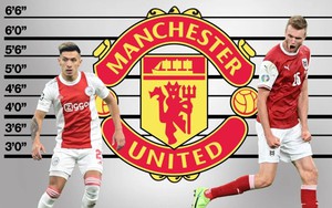 Đội hình "khủng" của M.U khi có trung vệ thấp nhất và tiền đạo cao nhất Premier League