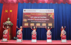 Agribank Tiền Giang: 997 khách hàng trúng thưởng từ Chương trình huy động Tiết kiệm dự thưởng