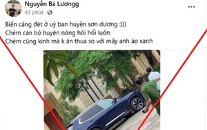 Người đăng clip đuổi chém công an trong trụ sở ủy ban gây “hoang mang dư luận”