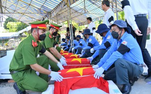 An Giang, Kiên Giang truy điệu, cải táng 88 hài cốt liệt sĩ hy sinh tại Campuchia