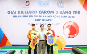Lê Xuân Ân và Nguyễn Hoài Phong giành suất dự Giải Billiard Carom 3 băng trẻ thế giới