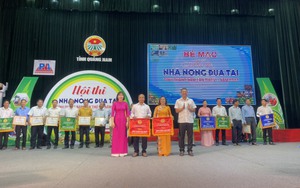 Điện Bàn cùng dắt tay Nam Giang vô địch Hội thi Nhà nông đua tài Quảng Nam lần VI