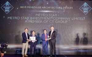 Metro Star nhận giải thưởng “Dự án phức hợp có thiết kế kiến trúc đẹp nhất Việt Nam năm 2022”