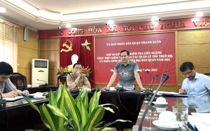 Quận Thanh Xuân kiểm tra công tác quản lý thu thuế hộ, cá nhân kinh doanh 