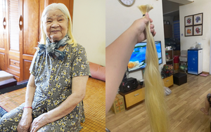 Xúc động câu chuyện bà lão 93 tuổi hiến mái tóc nâng niu gần một đời cho bệnh nhân ung thư