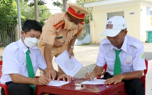 Bình Thuận: CSGT đến quán nhậu tuyên truyền đã uống rượu, bia - không lái xe