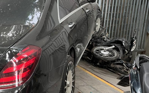 Ai phải bồi thường trong vụ xe Mercedes S450 mất lái, tông vào xe BMW 730Li và nhiều xe máy?