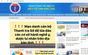 Cảnh báo việc mạo danh cán bộ Thanh tra Sở Y tế để hù dọa, trục lợi bất chính