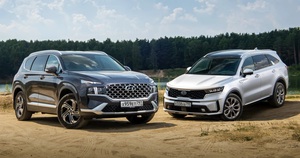 Kia Sorento vất vả bám đuổi doanh số của Santa Fe