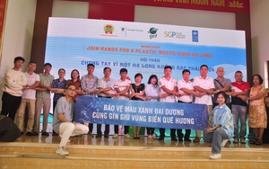 Hội Nông dân Quảng Ninh và UNDP của Liên hợp quốc tổ chức hội thảo vì một Hạ Long không rác thải nhựa