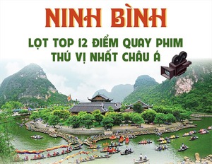 Ninh Bình lọt top 12 điểm quay phim thú vị nhất châu Á