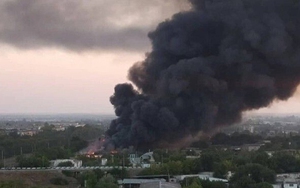Chiến sự Ukraine: Crimea cháy lớn bí ẩn, vụ nổ dữ dội rung chuyển thành phố Belgorod của Nga 
