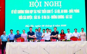 Lào Cai: Ký kết hợp tác phát triển kinh tế - xã hội, an ninh - quốc phòng