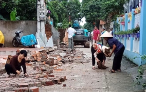 Hiến đất làm đường, tôi có được bồi thường khi thi công gây lún nhà?