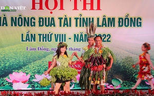 Bộ sưu tập trang phục từ rau, củ, quả trong Hội thi nhà nông đua tài khiến khán giả trầm trồ