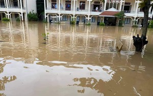 Sơn La: Trường THCS Tạ Khoa ngập trong biển nước, hàng trăm học sinh phải nghỉ học